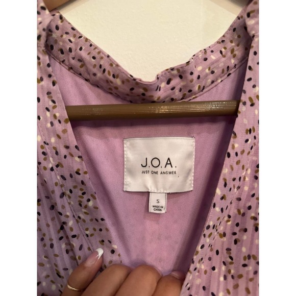 J.O.A Buttoned down polka dot dress - Picture 6 of 9